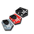 Miniatyrbillede 2 af 3: Side Kick Stand og Pad Modificeret Pedal Passer til Honda CBR650R CB650R CB650F (Sølv)