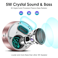 Miniatyrbilde 3 av 4: Smart Touch Bluetooth-høyttaler A8 (3. generasjon) Premium Rose Gold Mini-høyttaler med bærbar vanntett etui, julegave