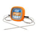 Miniatyrbilde 1 av 5: Dobbel nål fargeskjerm mattermometer kjøkken baking touch digital display termometer probe type grilltermometer