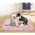 Miniatyrbilde 3 av 5: Kjølematte for kjæledyr, hundekatter Kjølematte Kjølepute Kald seng Teppe Is Silke Kjølematte Varmeavledningsmatte for bilseter Senger om sommeren S