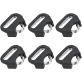 Miniatyrbilde 1 av 5: Trekant Kamera Stropp Ringer, Legering Kamera Stropp Trekant Split Ring Erstatningskrok, for Kamera Skulderstropp 3 Par Pakke