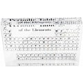 Miniatyrbilde 4 av 4: Ny kjemiske elementer akryl element periodisk trykkplate farge krystall periodisk tabell (trykkplate 170*120*24mm svart og hvitt)