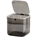 Miniatyrbillede 1 af 5: 1 stk. mini bord skraldespand, bordspand, mini kontor skraldespand, højt udseende transparent skrivebord papirkurv, toiletbord, soveværelser, badeværelser