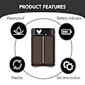 Miniatyrbild 4 av 5: Röd förstärkt plast sol automatisk hönshusdörr - Batteridriven automatisk hönshusdörr