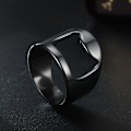 Miniatyrbillede 3 af 4: Fashion Flaskeåbner Ring Corkscrew Rustfrit Stål Finger Ring Øl Dåseåbnere Gadgets Cool Bar Smykker Tilbehør（Diameter19mm）