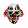 Miniatyrbild 1 av 5: Halloween skrämmande ond clown mask skrämmande ansikte zombie dräkt
