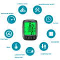 Miniatyrbillede 4 af 4: Cykel Lcd Digital Vandtæt Cykling Cykelcomputer Hastighedsmåler Kilometertæller Cykel
