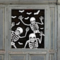 Pikkukuva 5 / 5: Halloween-ikkunatarra, juhlatarvikkeet kummitusmaiseen Halloween-juhlaan