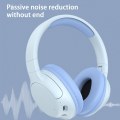 Miniatyrbillede 3 af 5: Trådløst Bluetooth gaming headset med mikrofon, aktiv støjreduktion, all-inclusive øremuffer og lang batterilevetid (lyseblå)