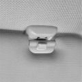 Miniatyrbillede 2 af 5: 2 stk. solskærm klips til bil med clips til Au-di A1 A3 A4 A5 Q3 Q5 8U0857562A 8E0857563A A7 B6 B7 B8 S4 S5 Grå