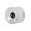 Miniatyrbillede 2 af 3: 4 stk. 60*45mm udskiftningshjul lysende dobbelt rulleskøjteløb LED skatehjul 82A kerne