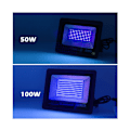 Miniatyrbillede 4 af 5: 1 stk. UV LED projektor 50W Elegant Lampe over hele bølgelængden 395-400NM Sort lys IP66 Vandtæt, Ultra-Violet LED lampe, Effektiv Belysning til Akv