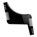 Miniatyrbilde 1 av 5: Svart 4 stk. Beard Shaper Man Beard Shaping Tool Template Transparent Styling Comb Template For Mustache Goat Chop Ingredient, Perfekt gave