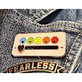 Miniatyrbillede 5 af 5: 2 stk. 7 Dage Om Ugen Sjove Emalleret Stemningspinde - Social Batteri og Følelsesmæssig Udtryks Lapel Pins til Kvinder og Mænd