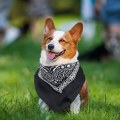 Miniatyrbillede 5 af 5: Bandanas (sorte), 12 stk. Paisley tørklæder, pandebånd, lommetørklæder til mænd og kvinder
