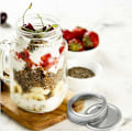 Miniatyrbild 3 av 5: 9 st Mason Jar-lock, Delade lock, Konserveringslock, Burköppningslock, Läcksäkra Mason Jar-lock, för de flesta Mason Jar (86 mm)