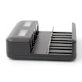 Miniatyrbild 3 av 5: LCD Universal Batteriladdare, Universal Laddare för AA/LR6, AAA/LR3, C/R14, D/R20 Ni-MH Uppladdningsbara Batterier med Typ C Micro USB Ingång, Laddare