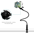 Miniatyrbillede 4 af 5: Telefonholder til seng, telefonholder med fleksibel svanehals, lang arm, 360° rotation, justerbar til iPhone 13/ 13Pro,12/12 Pro Max, 11 Pro XS Max X 8 7 Sam