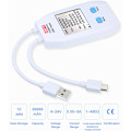 Miniatyrbild 5 av 5: USB LCD strömmätare USB TESTOR Voltmeter detektor ampèremeter för digital effektkapacitet (UT658-Dual)