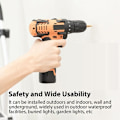 Miniatyrbild 4 av 5: 2 Stycken IP68 Vattentät Kopplingsdosa, Vattentät Kopplingsdosa för Utomhusbruk, 2-vägs Kabelanslutningar för Ø5-9mm Ø9mm-12mm Kabel