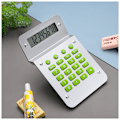 Miniatyrbillede 4 af 5: Lommeregner, 8-bit Novel Twist Skærm Grundlæggende Desktop Lommeregner, Standard Funktion Kreativ Design Kontor/Hjem/Skole Elektronisk Lommeregner (Sølv)