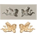 Miniatyrbillede 1 af 4: DIY fondantform, chokoladeform, slikform, køkkenkage fondantformningsmateriale, chokoladebageri, sandwich chokolade chokoladeform (stil 8)
