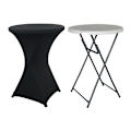 Miniatyrbillede 2 af 5: Bistrot dug - Debout - Cocktail Deco - Stretch Spandex （Sort） 60cm × 110cm