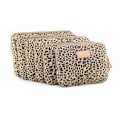Miniatyrbillede 5 af 5: Canvas stof moderigtigt leopard print stil 15,6-tommer laptop taske computer beskyttende taske cover