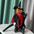 Miniatyrbillede 2 af 3: 1 stk. Halloween græskar nisse dukke dukke ornament vedhæng