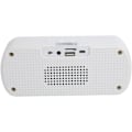 Pikkukuva 4 / 5: Bluetooth-langaton kaiutin, 3D-stereokaiuttimen ääni, LED-valolla, kaksi kaiutinta, 1500 mAh kapasiteetti, itsenäinen bassokalvo (valkoinen)