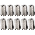 Miniatyrbillede 1 af 5: 10 stk. M4 X 0,7 mm hungevind M6 X 1 mm hangevind rustfrit stål reduceringsmøtrikindsatser til computere lamper forme mekanisk udstyr
