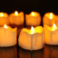 Miniatyrbillede 2 af 5: Halloween-telys, 12 stk. Flimrende flammefri LED-telys Votivlys til græskardekorationer Indendørs hjemmefest Halloween-dekorationer