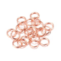 Miniatyrbilde 1 av 4: 500 O-ringer i flere størrelserÅpne ringerEnkeltringerJernringerC-ringerKoblingsringerDIY smykketilbehør7x0,9 mm tykk (Rosegull).