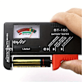 Miniatyrbild 1 av 5: AA/AAA-batterier/C/D/9 V/1,5 V, universellt knappcellsbatteri, färgkod, indikator, spänningstestare, verifierare