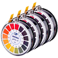 Miniatyrbild 1 av 5: Universal pH-testpappersremsor pH-testremsorulle, pH-mätning Full Range 0-14， 16,4 ft/rulle (4 rullar)