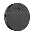 Miniatyrbillede 1 af 3: Vibrationsdetektor Alarm 130dB Høj med Batterier Justerbar Følsomhed LED Indikator til Dør Vindue Sort 1 Pakke