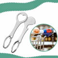 Miniatyrbillede 4 af 5: UNIVERSAL PASS-PARTOUT til supermarkedstrolley, Caddy nøglering, rustfrit stål caddy token nøgle, Passe Partout til indkøbsvogne (2 stk.) Kærlighed + cr