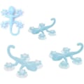 Miniatyrbillede 4 af 5: Børnefrakkekroge 2 stk. Gecko-formet vægkrogophæng med 4 sugekopper til børneværelse soveværelse nøgle paraply håndklæde hætte frakkeholder