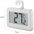 Miniatyrbild 2 av 5: Kyl- och frys termometer set om 2 med hängande krok (vit)