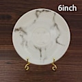 Miniatyrbilde 2 av 4: 2 stk 4\" Jern Display Stativ, Gull Jern Staffeli Plate