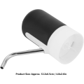 Miniatyrbillede 2 af 5: Sort - 1 stk. pumpevanddispenser, bærbar automatisk vanddispenser, universel 2-5 gallon genopfyldelig flaske, egnet til alle størrelser flasker til