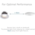 Miniatyrbillede 3 af 5: 1 stk. PIR bevægelsessensor lyskontakt, AC 220-240V 2000W, loftmonteret bevægelsessensor, PIR sensor, slank profil, hvid