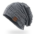 Miniatyrbillede 2 af 5: Casual Beanies Mænds Vinterhatte Cool Beanies Mænds Foret Strik Varme Tykke Kranie Strømper Hue…