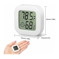 Miniatyrbillede 2 af 5: 5 stk. mini termometer LCD bærbar hygrometer indendørs temperatur fugtighed, høj præcision -58 ℉ -158 ℉ 10% 99% HR digital fugtighedssensor til livin