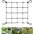 Miniatyrbilde 1 av 5: Elastisk nett 60 x 60 cm planteholder rullende nett for plantetelt, hydroponisk planterom rullende nett, universelt tungt nett med st
