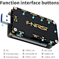 Miniatyrbild 5 av 5: FNB48 Hög hastighet kapacitansdetektor Multifunktionell handhållen LCD-display Amperemeter Voltmeter USB-testare