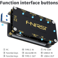 Miniatyrbillede 5 af 5: FNB48 Højhastigheds Kapacitetsdetektor Voltmeter Amperemeter LCD Display Bærbar Multifunktionel USB Tester