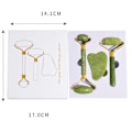 Miniatyrbild 1 av 5: 4 i 1 Set Jade Ansiktsmassage och Gua Sha Rollers, Grön Jade Roller med Ögonmassagerare, Jade Sten Ansikte Gua Sha, F Massager