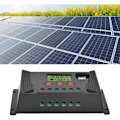 Miniatyrbillede 4 af 5: 30A Solpanel Controller, 12V 24V Intelligent Batteriregulator, Solpanel Regulator med Justerbart LCD Display, Dobbelt USB Port