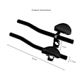 Miniatyrbillede 2 af 5: Aerodynamisk cykelstyr, justerbart triathlonstyr til håndvåben TT styr til Time Time cykelcykling Aerobars tilpasset til mountainbike